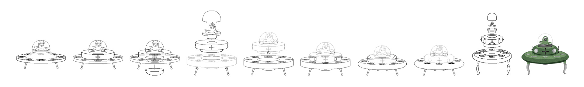 Development of UFO toy