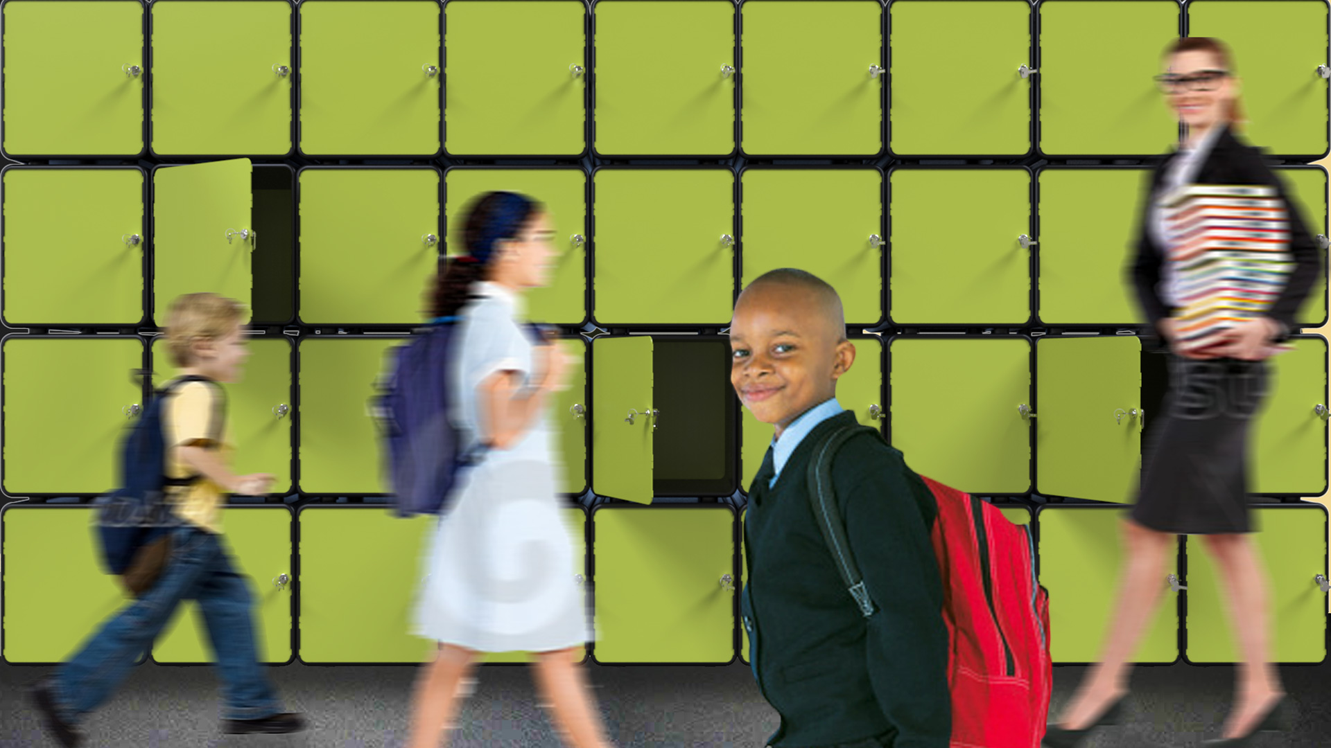 Locker wall