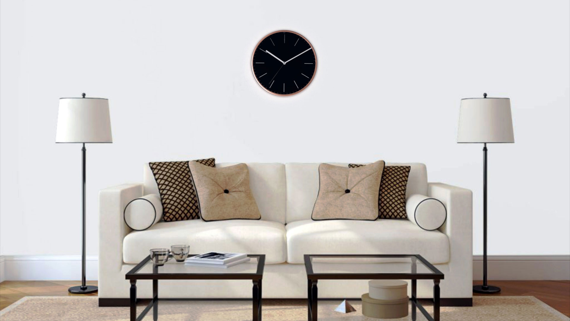 Insitu of Clockvid-20 in room