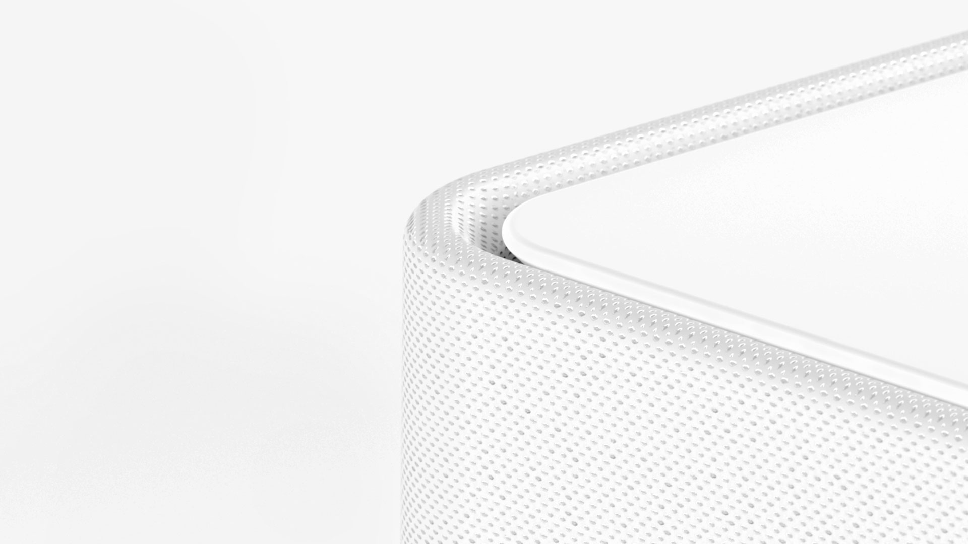 3D CAD closeup detail of fabric on five internet hub