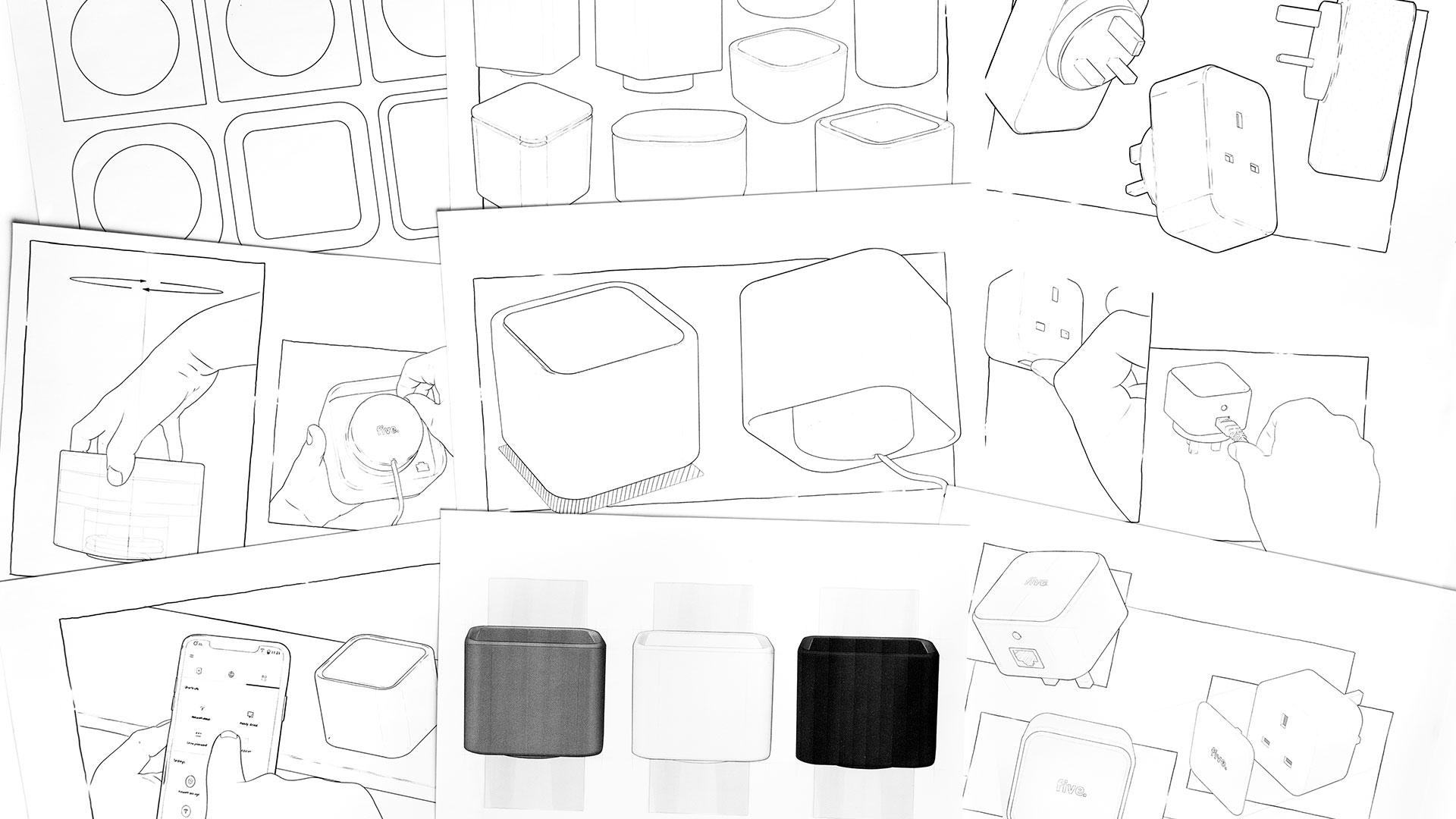 sketches of internet router