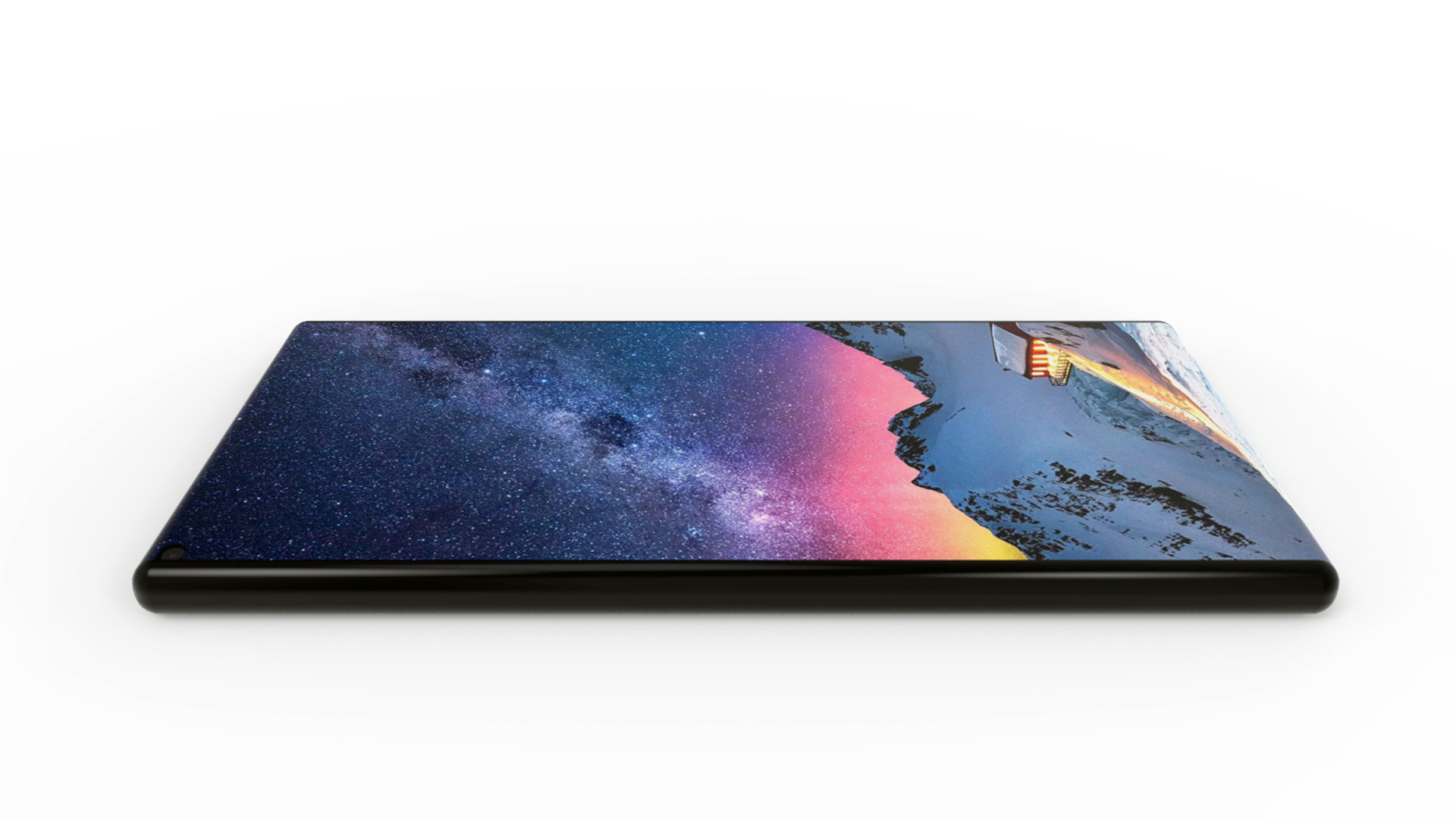 Side of smartphone