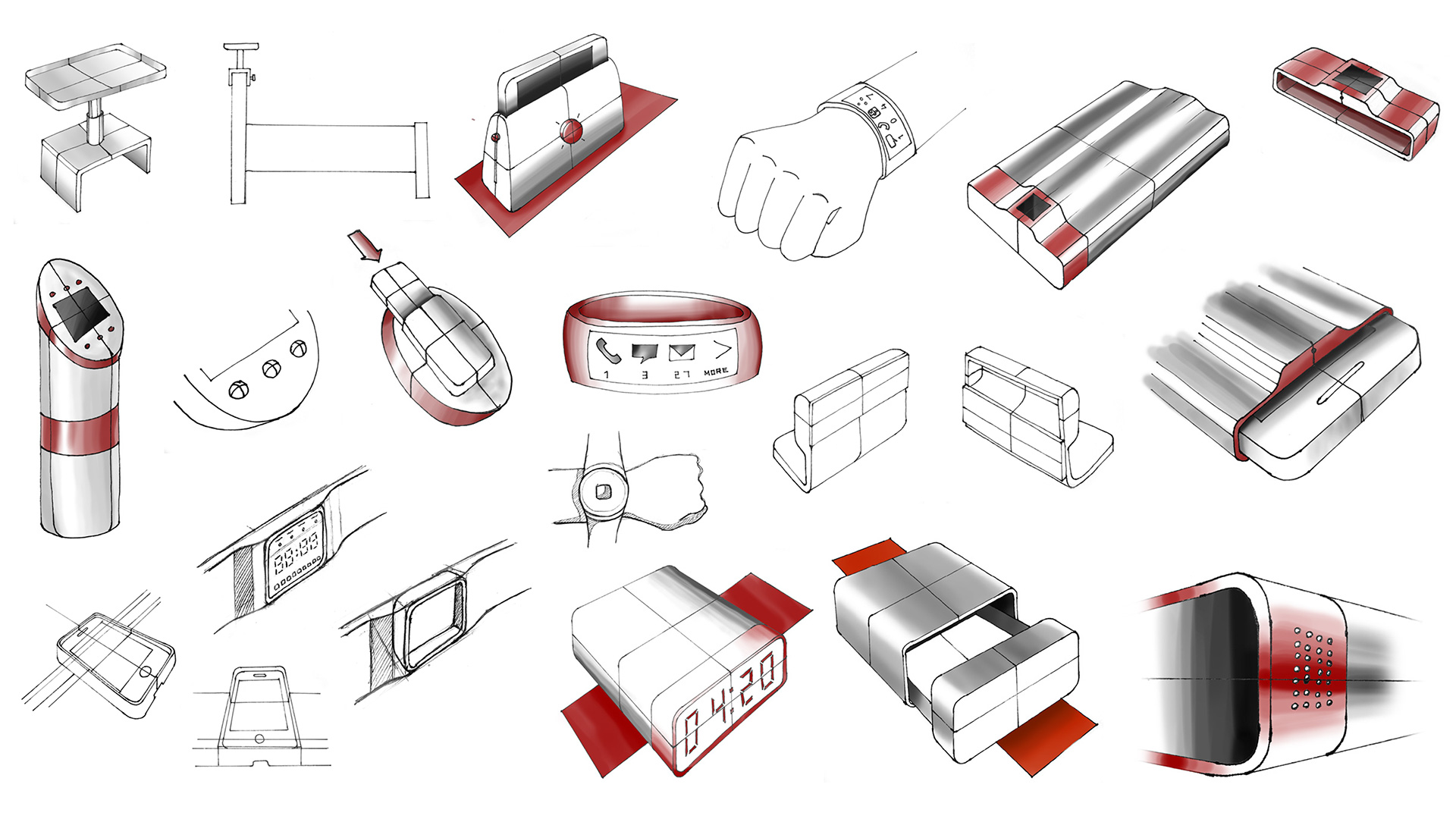 Sketches of Phone Cell