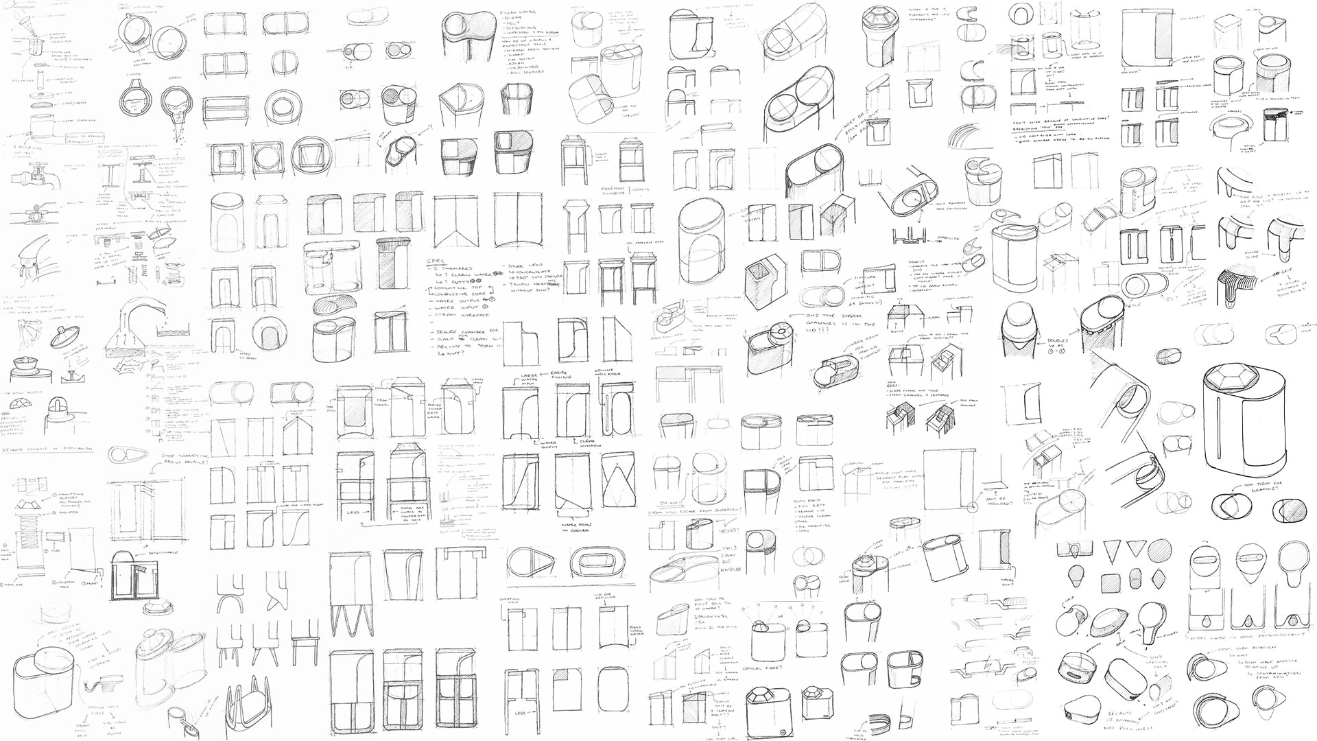 sketches of stil water purifier