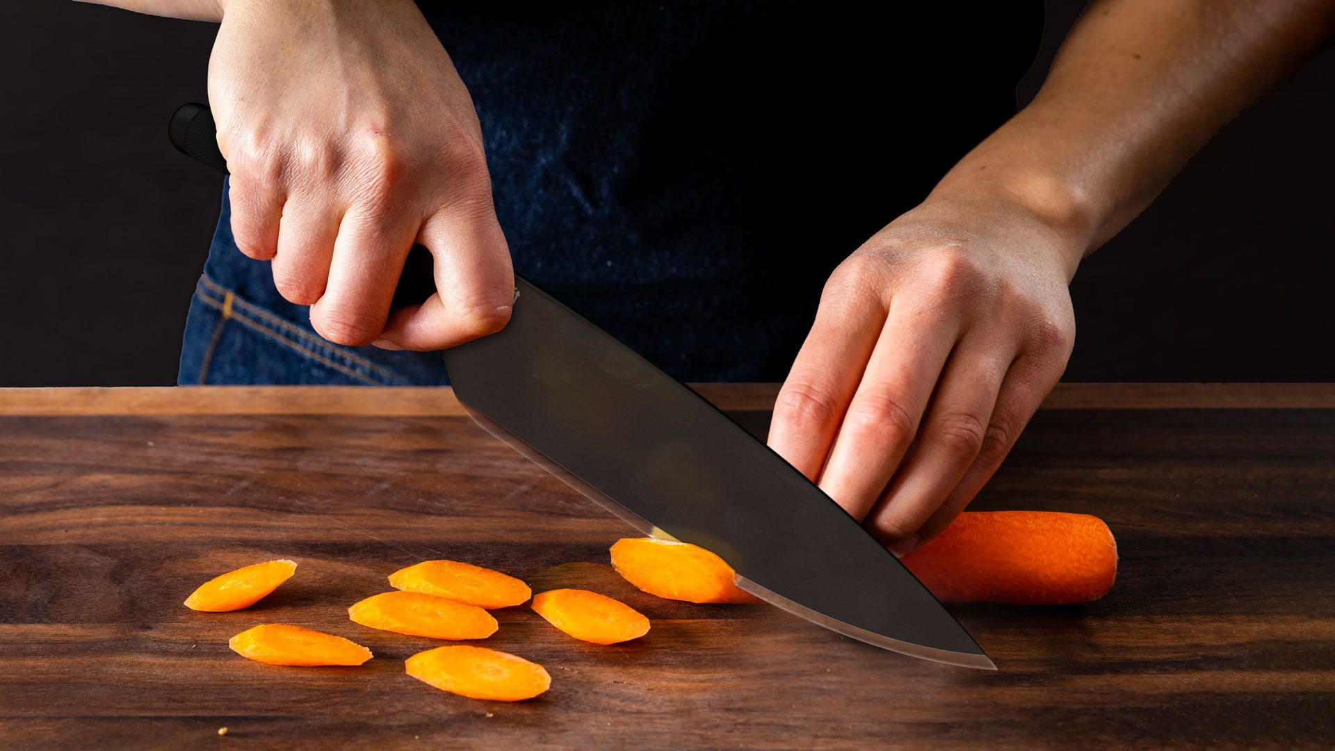 swift knife insitu cutting carrots