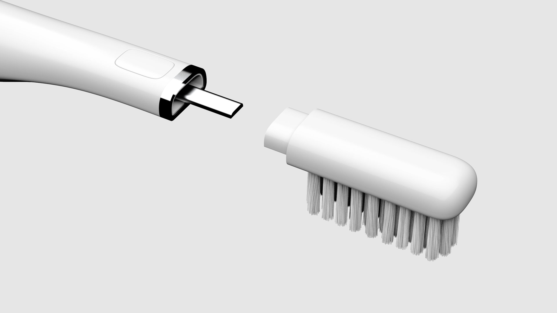 Bamboo compostable removable head of Way electric smart toothbrush