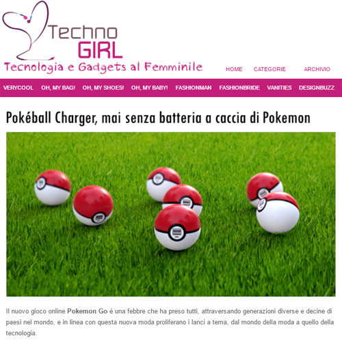 Pokeball Charger Techno Girl